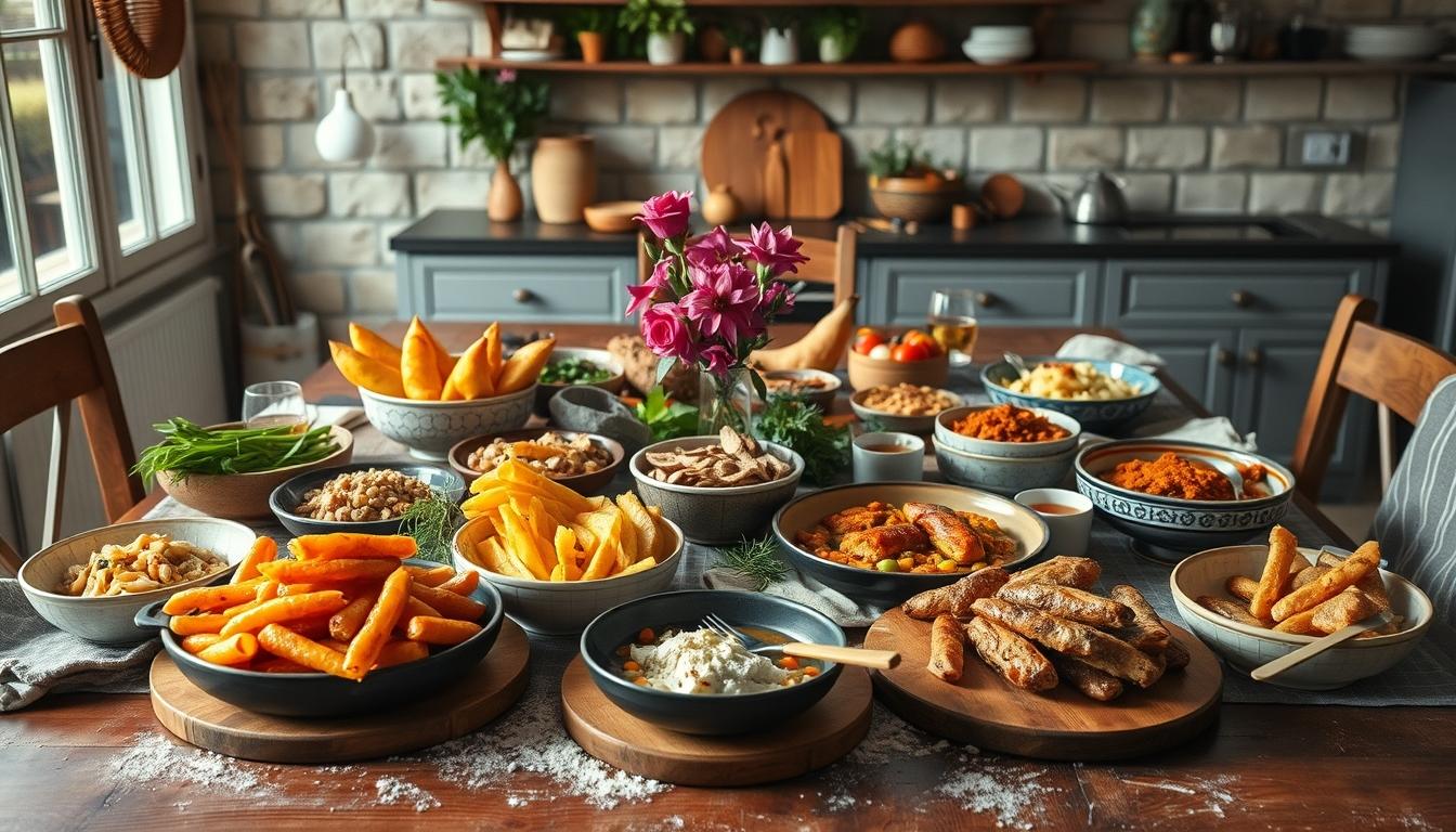 Healthy home cooking bowl