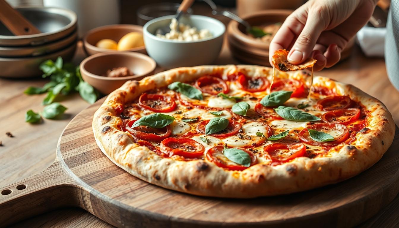 Fresh seasonal ingredients arranged for home cooking